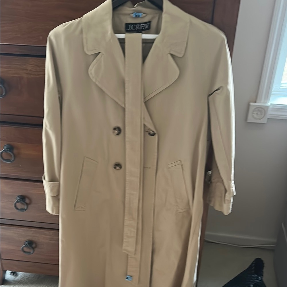 J. Crew Women's Tan Trench Coat